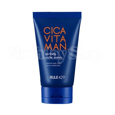 #ad Hazzys Men Rule429 Cica Vita Man Soothing Water Cream 100ml hydration soothing