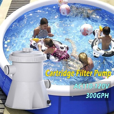 #ad Filter Set 300 Gallon Above Ground for Swimming Pool Circulation Filter Pump