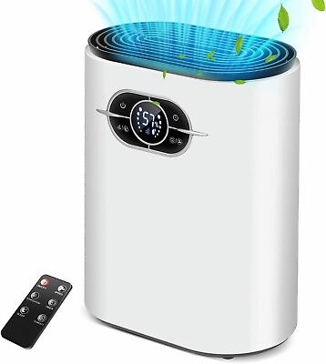 Dehumidifier Portable and Ultra Quiet with Automatic Defrosting for Home 1200ML