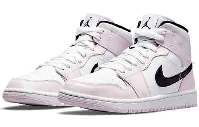 Nike Air Jordan 1 Mid Barely Rose Women#x27;s Size 6 12 Light Violet Pink BQ6472 500