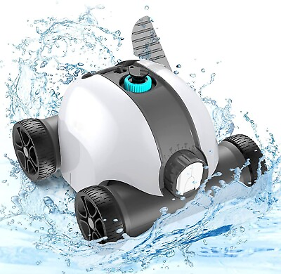 #ad #ad Cordless Robotic Automatic Pool Cleaner Vacuum5000 mAh Up 1076ft2 Rechargeable