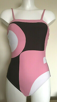 Gottex Pink Multiway Swimsuit UK 12 Swimming Costume Bathing Suit Strapless