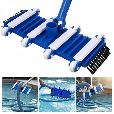 #ad Swimming Pool Vacuum Head Cleaner Cleaning Brush Above Ground Pool Suction Head