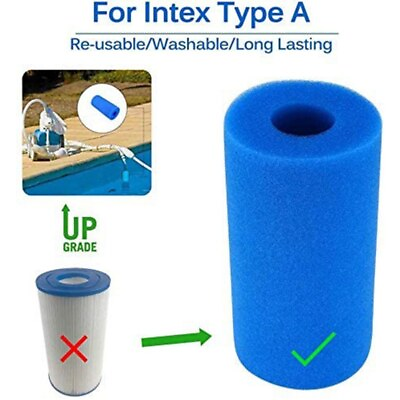 #ad Pool Filter Sponge For Intex Type A Foam Boxes For Swimming Pool Filter Reusable