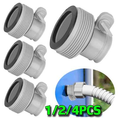 #ad 1 2 4PCS Hose Adapter B Pool 1.25 to 1.5 Pump Parts Conversion Replacement Kit