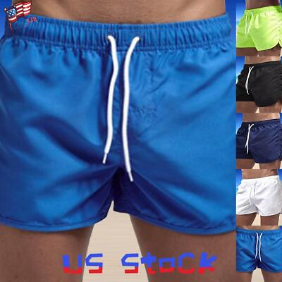 #ad Men#x27;s Summer Swimming Board Shorts Trunks Swimwear Beach Drawstring Short Pants