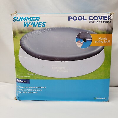 #ad #ad Polygroup® Summer Waves Intex Round Pool COVER For 13ft Pools