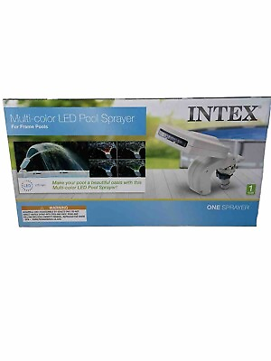 #ad Intex MultiColor LED Pool Sprayer for Above Ground Swimming Pools