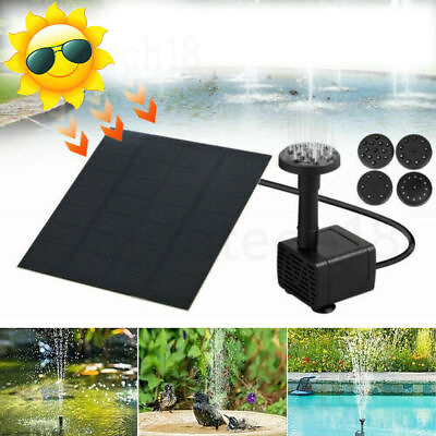 #ad Mini Small Power Solar Water Pump Brushless For Fountain Garden Pool Landscape