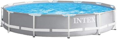 #ad #ad 26711EH 12 foot x 30 inch Prism Frame Above Ground Swimming Pool with Pump