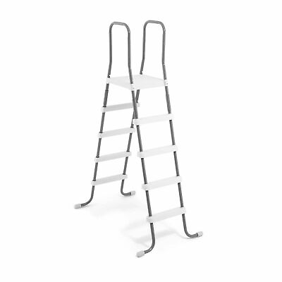 #ad #ad Intex 28067E Steel Frame 52quot; Entry Step Ladder for Above Ground Swimming Pools