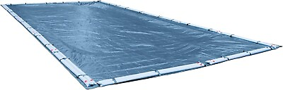 #ad 18#x27; x 40#x27; Rectangle In Ground Swimming Pool Winter Cover Blue Mate 351840RPM
