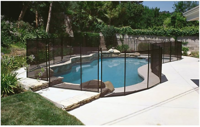 #ad Pool Fence 4’ X 12’ Removable Child Safety Pool Fencing Easy DIY Installation