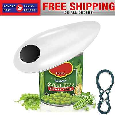 #ad Electric Commercial Can Opener Automatic Smooth Edge Stainless Steel Hands Free