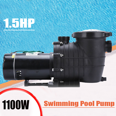 #ad #ad Swimming Pool Pump 1.5HP Pool Pump 110 220V In Above Ground Strainer 6500GPH