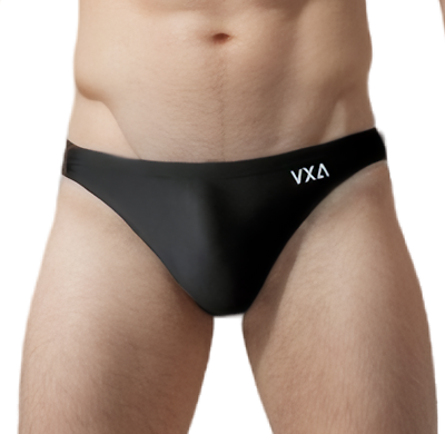 #ad Unlined VXA men#x27;s swim brief racer cut swim trunk low rise bathing suit S XXL