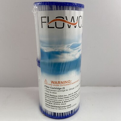 #ad Flow Clear Pool Filters Filter Cartridge 2 Pack For 330 gal Per Hr Pumps