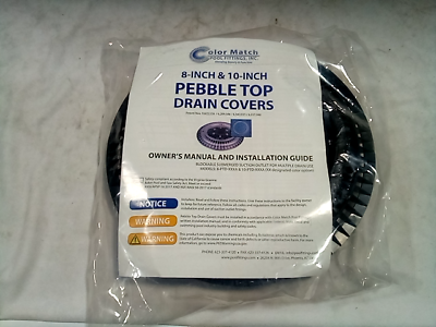 #ad Color match pool fittings pebble drop drain covers