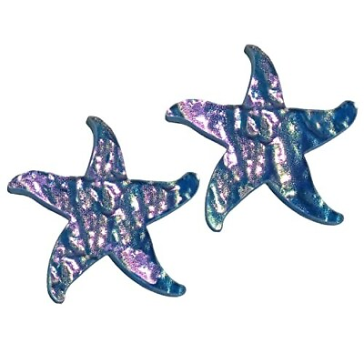 #ad Starfish Glass Swimming Pool Step Marker Mosaic 5quot; Deep Blue 2 Pack .