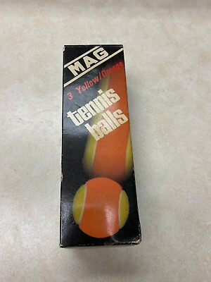 #ad Vintage Box of 3 MAG Tennis Balls Kmart