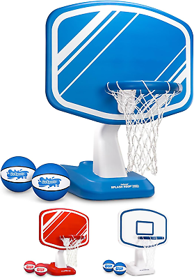 #ad #ad Splash Hoop Swimming Pool Basketball Game Includes Poolside Water Basketball Ho