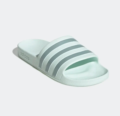 Adidas Adilette Aqua Slide Sandals GX4281 Womens Size 9 US Almost Blue Green