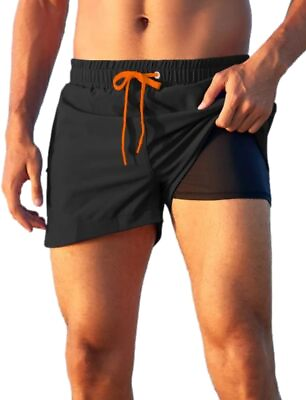 #ad Yilisha Mens Short Swim Trunks Quick Dry Swim Shorts with Pockets 5quot; 7quot; Swimming