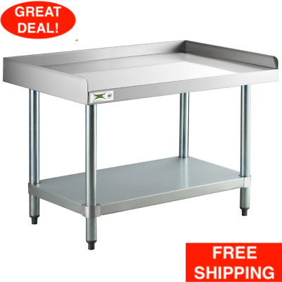 #ad 24quot; x 36quot; Stainless Steel Work Prep Table Commercial Equipment Stand Undershelf