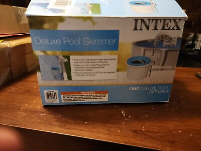 Intex Deluxe Wall Mount Surface Skimmer Basket Pool Cleaner 28000E