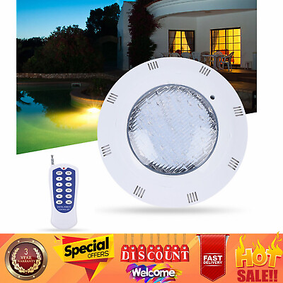 #ad 12V AC 54W ABS RGB Swimming Pool Lights LED Spa Waterproof Lamp Underwater Light