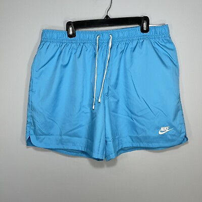 #ad NEW Nike Shorts Mens Extra Large Blue Sportswear Sport Essentials Swimming Mesh