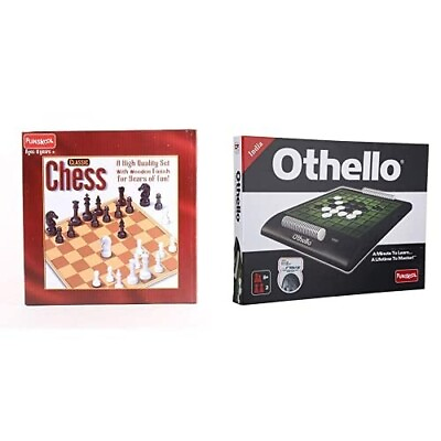 Classic Chess amp; Othello Strategy Game For Kids 6 Years amp; Above 2 Players Game