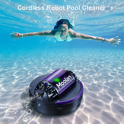 #ad Cordless Automatic Robotic Pool Vacuum Cleaner for Inground amp; Above Ground Pools
