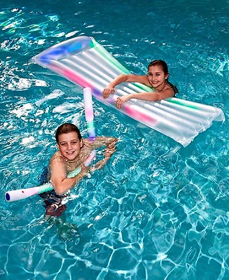 1 Color Changing Swimming Noodle Pool Floatation Noodle Water Fun Ocean Float
