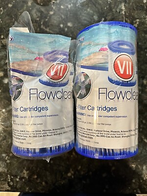 #ad #ad Bestway Swimming Pool Filter Pump Replacement Cartridge Type VII 3 Filters