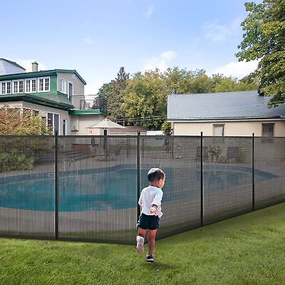 #ad #ad 4 x 12 Feet Pool Fence Swimming Pool Fences for Inground Pools Removable Outd...