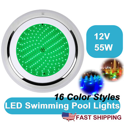 #ad #ad 55W RGB LED Swimming Pool Light Spa Light Stainless Resin filled Underwater Lamp
