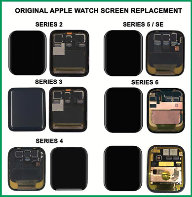 Original Apple Watch OLED LCD Touch Screen Replacement Series 1 2 3 4 5 SE 6 7