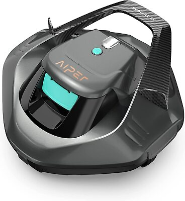 AIPER Seagull SE Cordless Robotic Pool Cleaner Pool Vacuum Lasts 90 Mins GRY WH