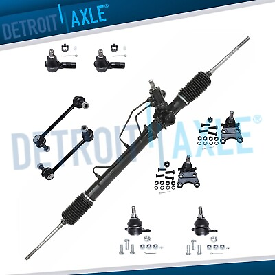 #ad #ad 9pc Complete Power Steering Rack and Pinion Suspension Kit for Honda Passport