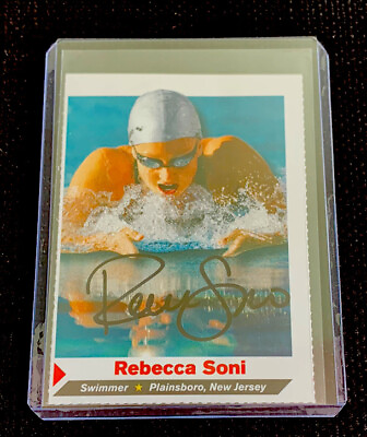 #ad Rebecca Soni ROOKIE RARE Sports Illustrated for Kids SI USA Swimming AUTO SIGNED