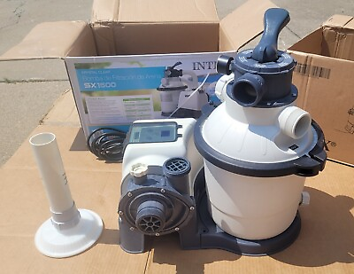 INTEX 26643EG SX1500 Krystal Clear Sand Filter Pump for Above Ground Pools