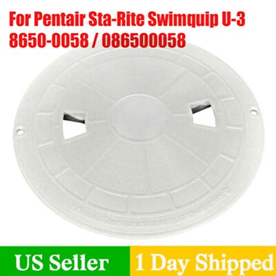 For Pentair Swimming Pool Skimmer Cover Lid for Sta Rite Swimquip U 3 8650 0058