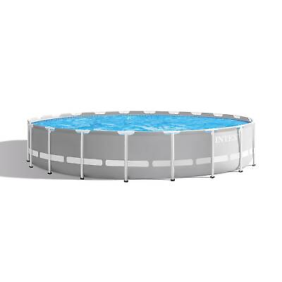 #ad Intex 20ft x 52in Prism Frame Above Ground Swimming Pool Set with Filter Pump
