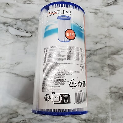 #ad #ad Bestway Flowclear III A C Replacement Swimming Pool Gallon Filter Cartridge