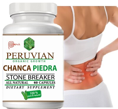 CHANCA PIEDRA 1000mg organic liver kidney stones breaker chancapiedra EXTRACT