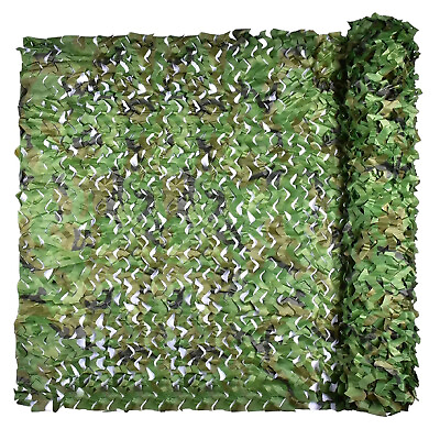#ad Military Camo Netting Camouflage Sunshade Mesh Net for Hunting Blind Party Decor