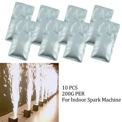 #ad For Cold Spark Machine 10 Bag 200g Indoor Stage Effect Party Wedding Event Show