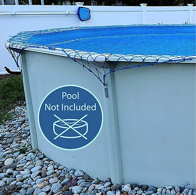 #ad #ad WaterWarden WWN12 Above Ground Pool Safety Net Cover 12#x27; Round Blue