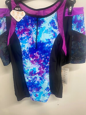 #ad Women’s 16 XL 2 pc Xeroxposur Sun Smart Swim Set Suit Swimwear NWT CLBW4